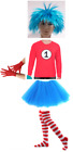 Thing 1 Or Thing 2 Dr Seuss Cat In The Hat Boys Girls Wig & Costume Book Week
