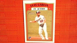 2021 Topps Heritage In Action Luis Garcia Rookie Card #110 - Picture 1 of 2