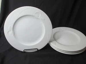 Mikasa Essteller weiß klassisch Flair Menge 4 10 3/4" TOP - Bild 1 von 6