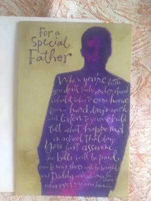 Tarjeta de cumpleaños American Greetings para un padre especial ¡Hombre increíble notable! Foto 1 de 4