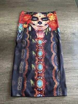 NWOT Day of the Dead Neck Gaiter Mask Motorcycle Hunting Outdoor Sports - Image 1 of 4
