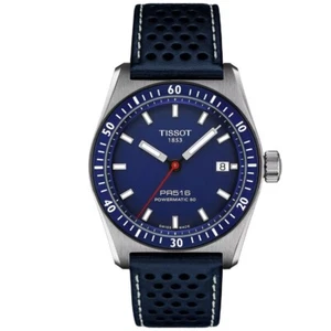 Neu Tissot PR516 Automatik 38mm blaues Zifferblatt Herrenuhr T1494071604100 - Bild 1 von 5