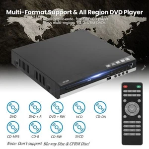 CD DVD UHD Spieler Mini kompakten DVD-Player mit HDMI USB AV Anschluss 1080p - Bild 1 von 15
