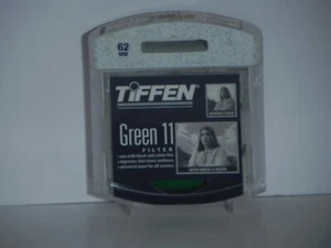  Tiffen Green 11 Lens Filter Black and White Film Photo Video 62mm   - Picture 1 of 4