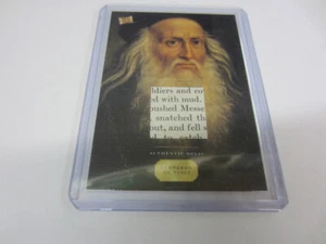 #75 2023 Pieces Of The Past LEONARDO DA VINCI Canvas-LAV Relic 7 Year Collection - Picture 1 of 3