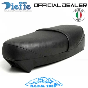 Selle Longue Noir Stephanie Noir Piaggio Vespa 125 HP FL2 Avec Jupe Plastique - Imagen 1 de 4