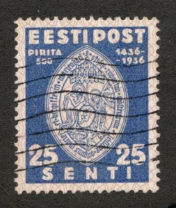 1936 Estonia Sc# 137 - St. Brigitta Convent 500th Anniv. - Used Stamp Cv$8 - Picture 1 of 1