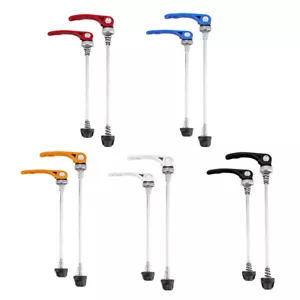 New 1 Pair Mountain Bike Skewers Road Quick Release Front Rear Axle Skew - Picture 1 of 25