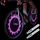 DAWAY A08 Bike Tire Valve Stem Light - LED Waterproof Bicycle Wheel Lights Neon 