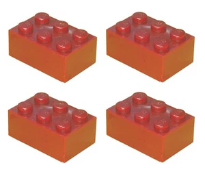 Falta Lego Brick 3002 DkRed x 4 ladrillos 2 x 3 - Imagen 1 de 1