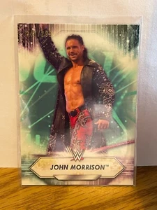 2021 Topps WWE #113 john morrison aqua /299 - Picture 1 of 2