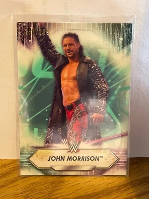 2021 Topps WWE #113 john morrison aqua /299 - Image 1 of 2