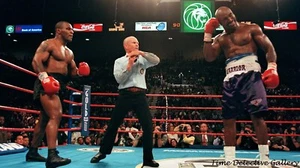 Mike Tyson vs. Evander Holyfield, Las Vegas, Nevada - 1997 - Vintage Photo Print - Picture 1 of 1