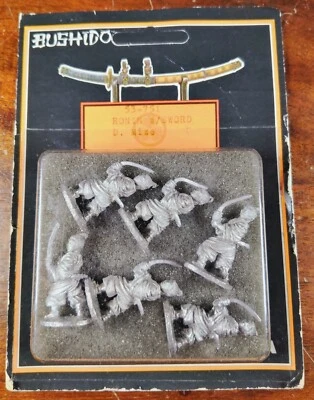 6 Ronin w/sword (1985,Ral Partha 53-751) Bushido MINI nib lead Tweet collection - Image 1 of 3