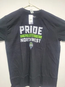Seattle Sounders FC T-Shirt, MLS Soccer, Men's, XL, Black, New in package - Picture 1 of 1