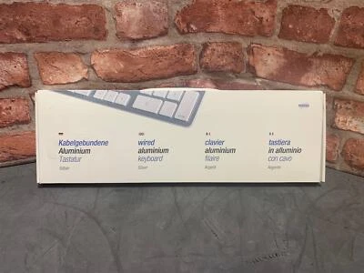 New Matias FK318S-UK Aluminium USB Keyboard for Mac OS QWERTY UK Layout Silver - Image 1 of 3