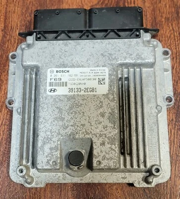 Hyundai Elantra 2016 2017 módulo de control del motor computadora ECU ECM OEM 39133-2EGB1 Foto 1 de 4