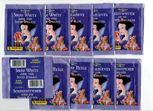 2000 Panini Snow White and the Seven Dwarfs 10 Sealed Packets - Picture 1 of 1