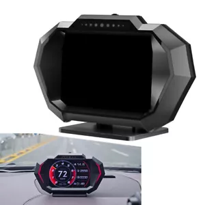 OBD2+GPS P24 HUD Coche Head Up Display A bordo Computadora Velocímetro Medidor de pendiente - Imagen 1 de 24