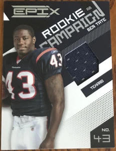 2010 Epix Rookie Campaign Materials Ben Tate #6 Houston Texans #’d 198/499 - Picture 1 of 2