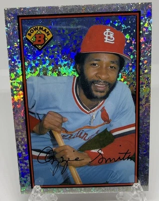 Bowman 1989 Silver Diamond Refractor Ozzie Smith 89BIB-OS Cardinals 2014  Foto 1 de 2