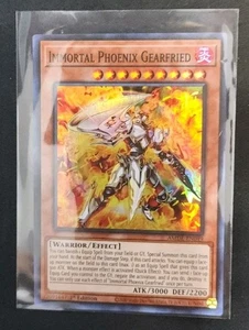 Immortal Phoenix Gearfried ERROR HOLO BLEED AMDE-EN049 Yu-Gi-Oh! TCG Card NM - Picture 1 of 2