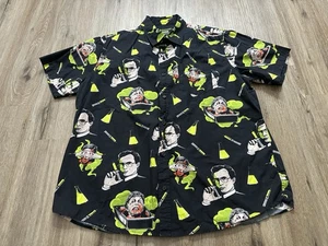 Reanimator Middle Of Beyond MOB Horror Kurzarmhemd mit Knopfleiste XL - Bild 1 von 7