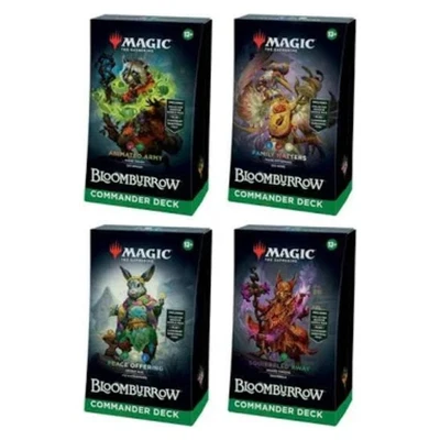 Bloomburrow Magic The Gathering Commander Decks - Set of 4 - Image 1 of 4