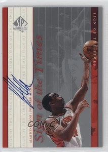 1999-00 SP Auténtico Sign of the Times Alan Henderson #AL Automático - Imagen 1 de 4