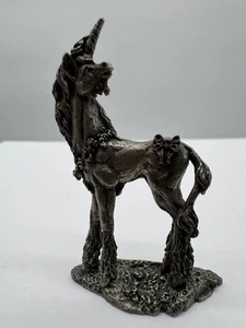 Gallo Zinn Einhorn Figur Vintage Sammlerstück 2,5 Zoll Statue - Bild 1 von 4