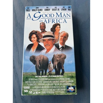 A Good Man In Africa Sean Connery Dramedy Movie Vintage 1993 VHS Tape Pre-Loved - Image 1 of 4