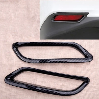 1 Pair Rear Fog Light Lamp Frame Cover Trim Fit for Toyota Camry SE XSE 2018-19 - Image 1 of 4