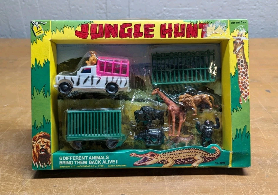 Madison Toys JUNGLE HUNT Land Rover Corgi Lions of Longleat Daktari Vintage New - Image 1 of 4