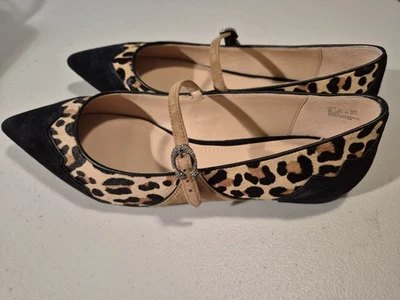 Coach x Tabitha Simmons Harriette Mary Jane Pisos Estampado Leopardo Talla 8 EU 38.5 Foto 1 de 4