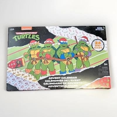 TMNT Calendario de Adviento Jada Nano Figuras de Metal 24 Figuras Die-Cast Nickelodeon NUEVO Foto 1 de 4