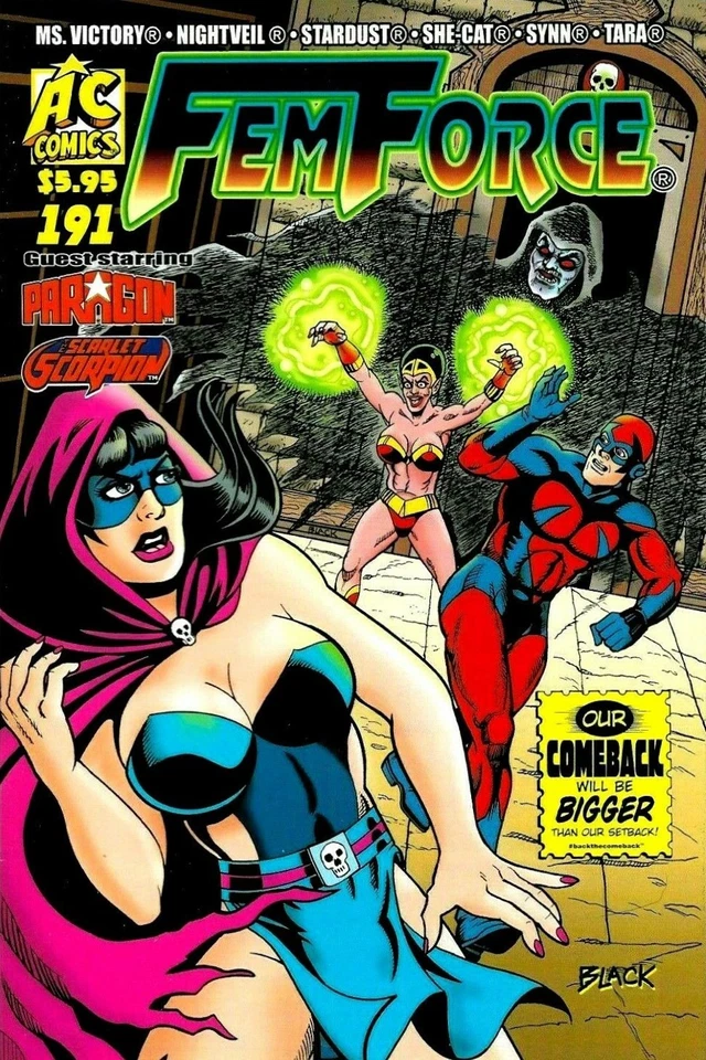 Femforce #191 VF/NM; AC | Paragon Scarlet Scorpion - we combine shipping Foto 1 de 1