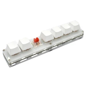 7-Key HID Standard Keyboard USB Interface Macro Mini Mechanical Keyboard - Picture 1 of 7