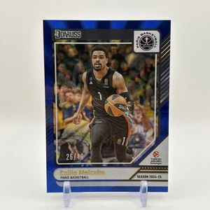 2024-25 Donruss EuroLeague Blue Collin Malcolm /49 #100 Paris - Picture 1 of 2