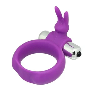 Anello vibratore rabbit stimolazione clitoride ritardante uomo in Silicone - Foto 1 di 4