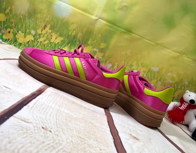 🔥Zapatilla deportiva para mujer Adidas Originals Gazelle Bold JI2705 US 7 Was $120 NWB Foto 1 de 4