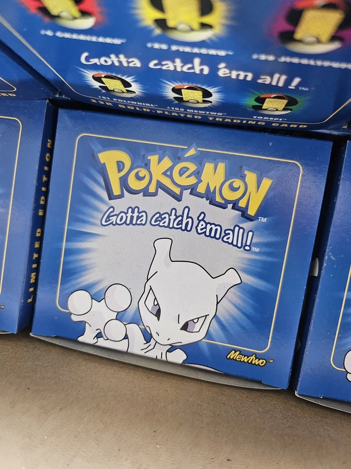 Burger King Pokémon Nuevo Dos Cartas Coleccionables Chapadas en Oro, 23K. Foto 1 de 1