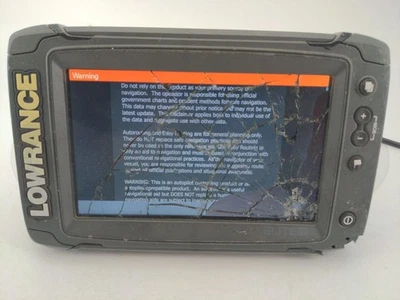 LOWRANCE ELITE 7Ti CHARTPLOTTER BOAT SONAR SCREEN DISPLAY FISHFINDER HEAD UNIT - Image 1 of 4