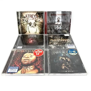 Sepultura, Sixx AM, Cradle of Filth, Hatebreed, Behind Crimson Eyes CD Lot x6 - Picture 1 of 5