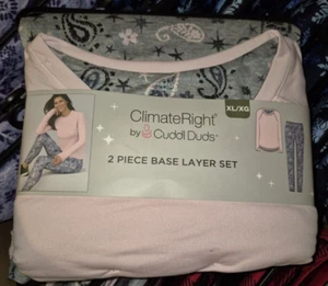 ClimateRight By Cuddl Duds Women’s 2-piece Base Layer Top and Legging Set  XL - Picture 1 of 1