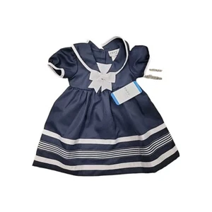 Rare Editions Girls Navy and White Sailor Dress *4T* - Picture 1 of 1