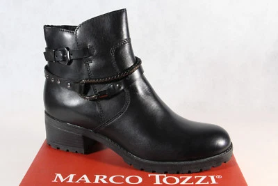 Botas al tobillo para mujer Marco Tozzi botas de invierno negras 25475 Foto 1 de 4