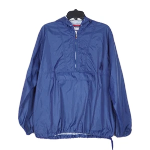 Chaqueta Rompevientos Azul Tommy Hilfiger XL De Colección Media Cremallera Unisex Estilo Años 90 - Imagen 1 de 3