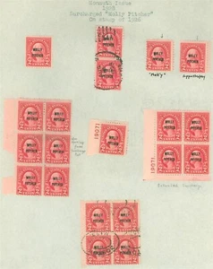 Sobreimpresión y variedades de jarra Molly #646 US, apóstrofe, ¡incluye PB/4! SK - Imagen 1 de 1