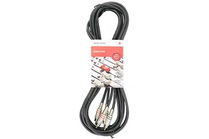 Chord 3M Twin RCA Teléfono a Doble RCA Fono Cable Plomo DJ Disco - Imagen 1 de 2