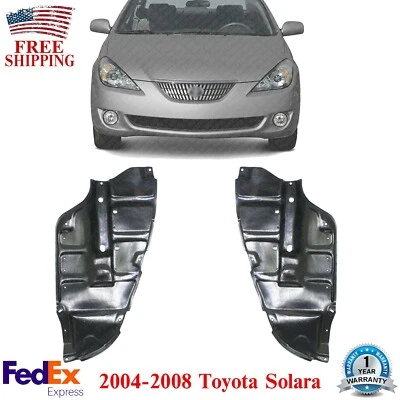 Engine Splash Shield Under Cover Left & Right Side For 2004-2008 Toyota Solara - Image 1 of 4